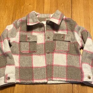 Girls flannel Shacket
